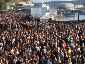 Stemningsbilde fra Øyafestivalen